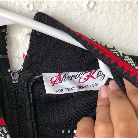 1970s Holiday Dress - Picture 3 of 3